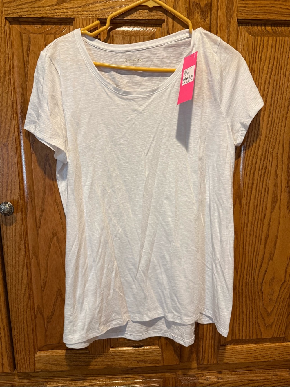 Lilly Pulitzer Women's White Short-Sleeve Scoop Neck Top